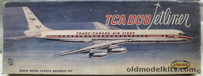 Aurora 1/103 Douglas DC-8 Jetliner - TCA (Trans-Canada Air Lines), 390-249 plastic model kit